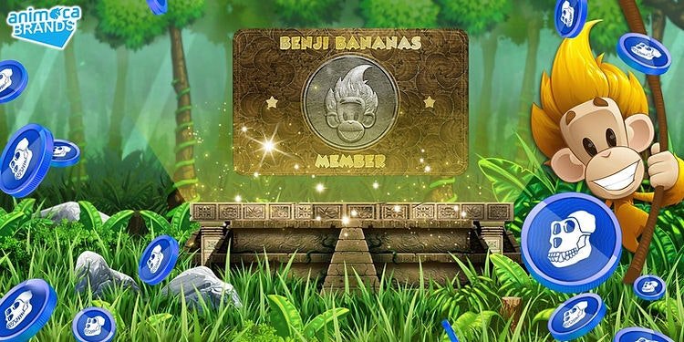 jungle scene with flaming hair benji bananas character and an ape face on coins